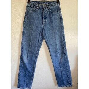 Vintage Ralph Lauren baggy wide Jean Women Button Fly High Rise Jean 10x31